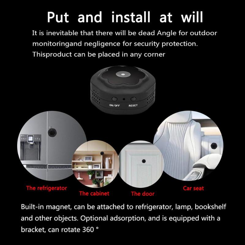 HD 720P Mini Smart Camera CMOS IR Night Vision Mini Camcorder Motion DV DVR Recorder For IOS Android System - ebowsos