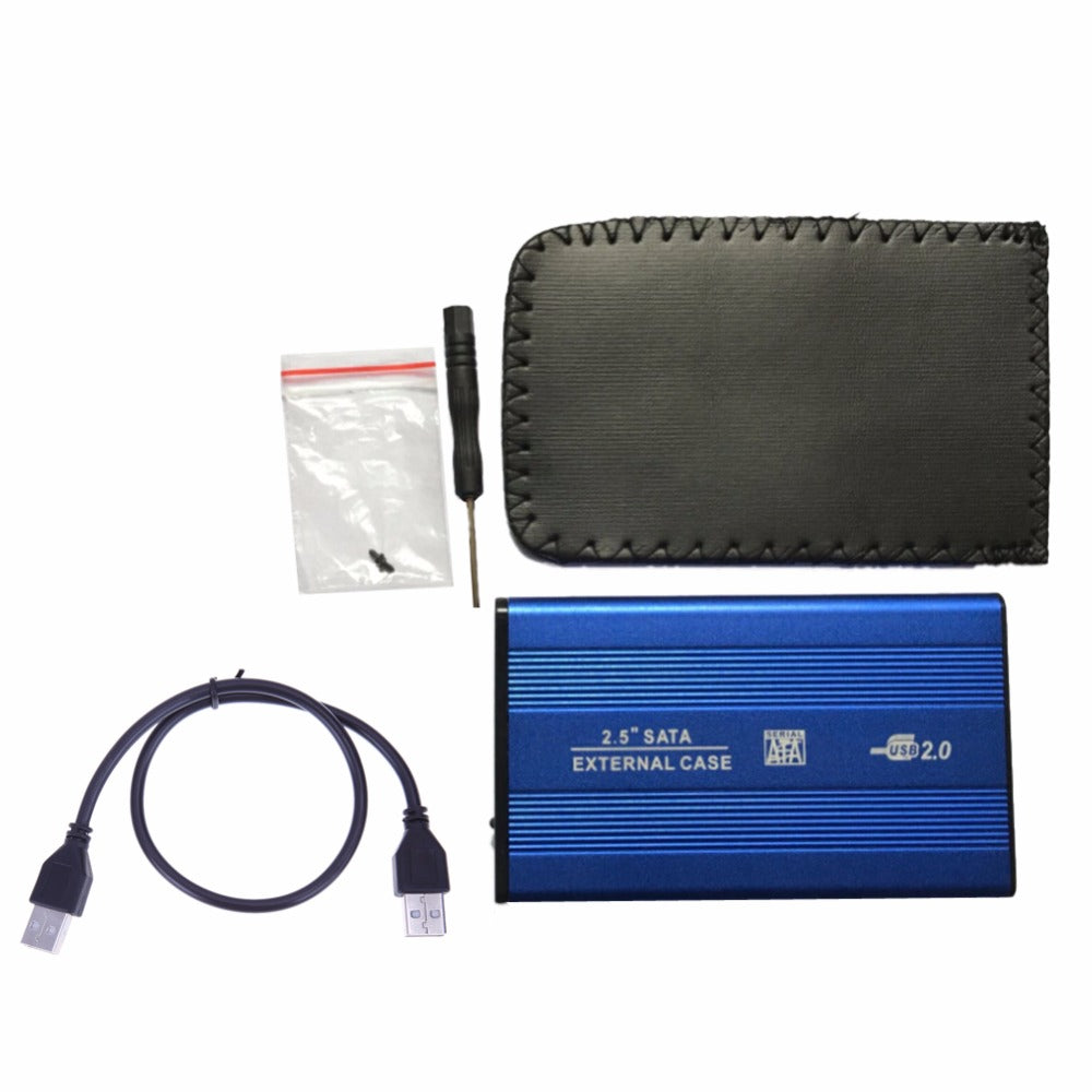 HDD Case External USB 2.0 to Hard Disk Drive Sata 2.5" inch HDD Adapter Case HDD Enclosure Box for PC Computer Laptop Notebook - ebowsos