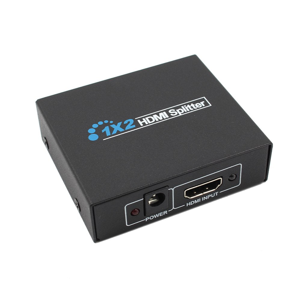 HDMI Splitter Full HD 1080p Video HDMI Switch Switcher 1X2 2 Port HDMI Audio Amplifier Display For HDTV DVD PS3 - ebowsos