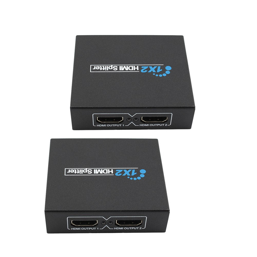 HDMI Splitter Full HD 1080p Video HDMI Switch Switcher 1X2 2 Port HDMI Audio Amplifier Display For HDTV DVD PS3 - ebowsos