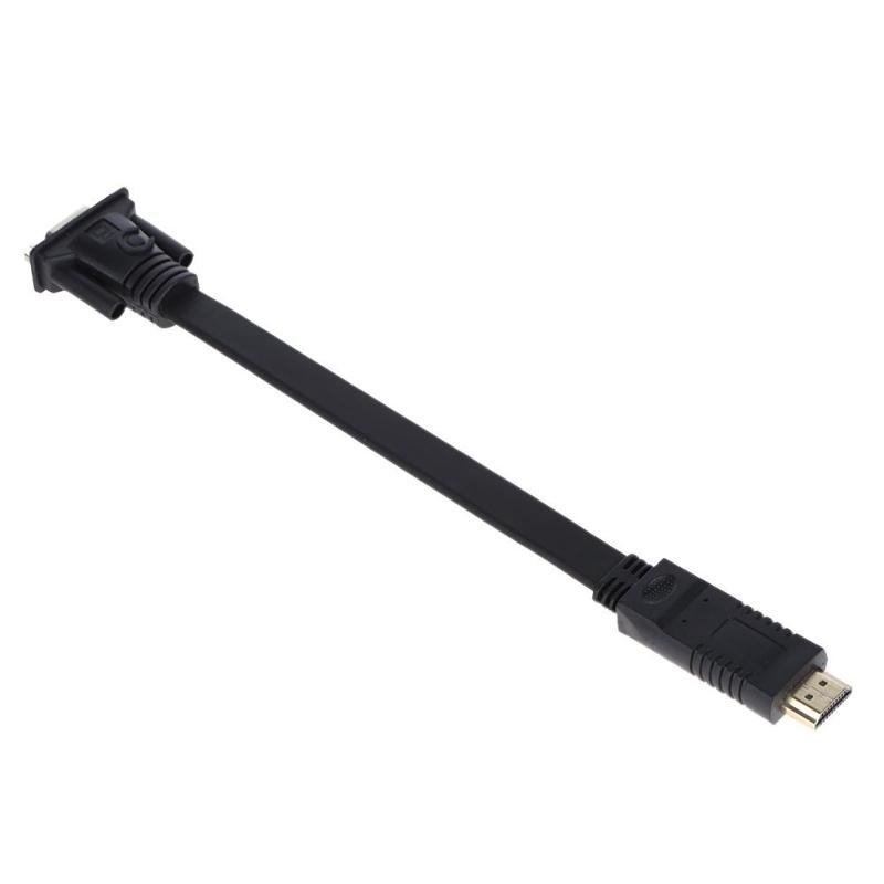 HDMI to VGA Adapter Cable HDMI to VGA Converter Adapter Support 1080P with IC Chip Digital to Analog Video Audio Cable - ebowsos