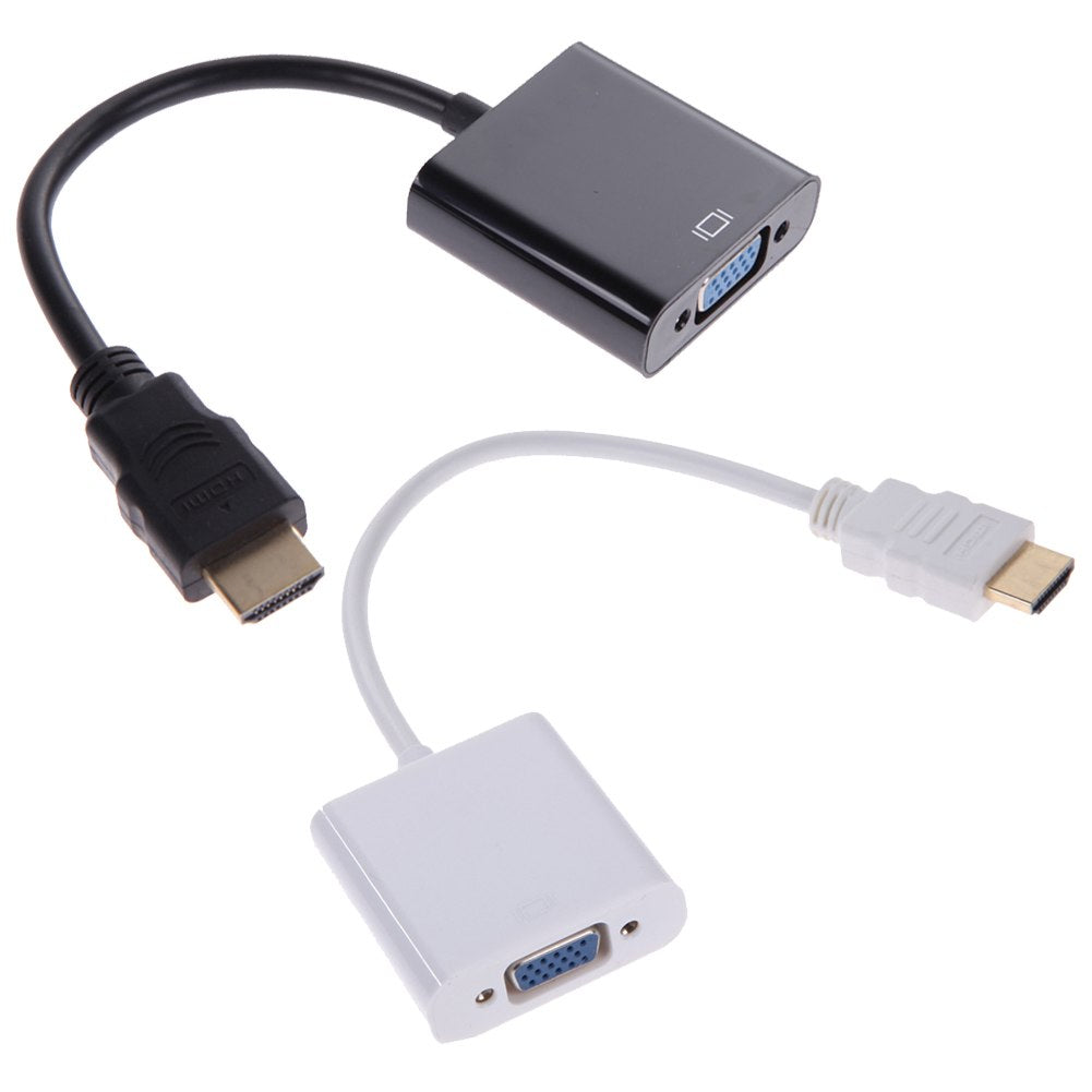 HDMI to VGA Adaptor Cable Converter Full HD 1080P HDTV HDMI Cable Connector HDMI to Mini/Micro HDMI 3in1 Adapter - ebowsos