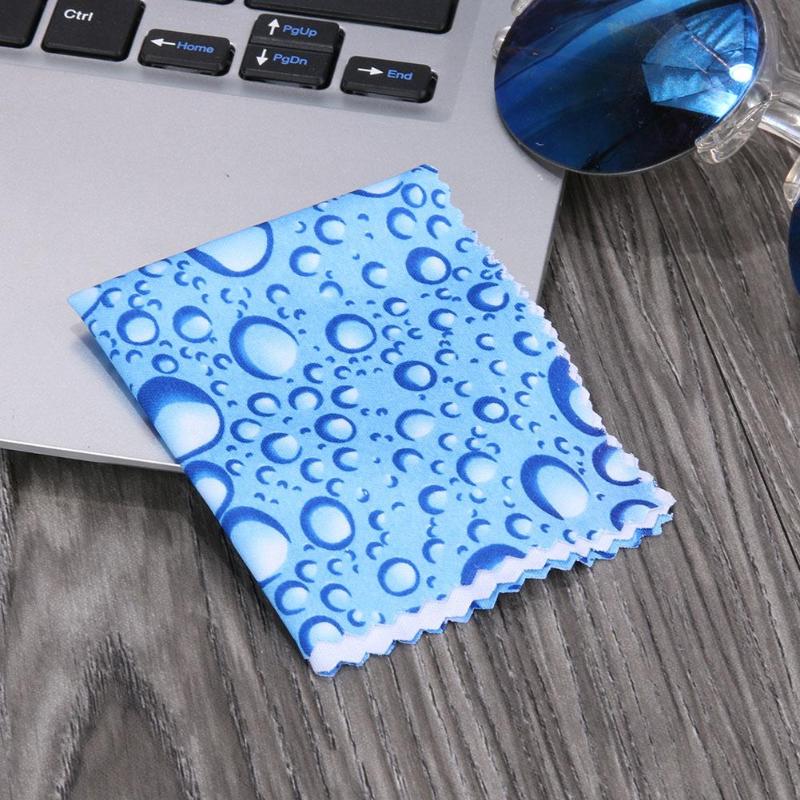 HJ 10pcs Microfiber Drops Cleaning Cloth Wipes for Lenses Camera Jewelry - ebowsos