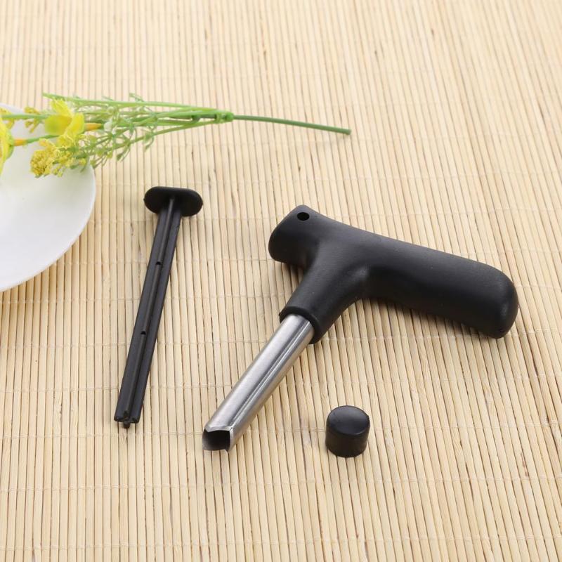 HJ Coconut Opener Tool Coco Water Punch Tap Drill Straw Open Hole Cut Gift - ebowsos
