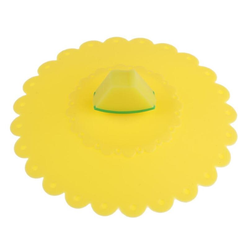HJ Fruit Silicone Cup Lid Anti-Dust Leakproof Sealed Airtight Tea Coffee Cover - ebowsos