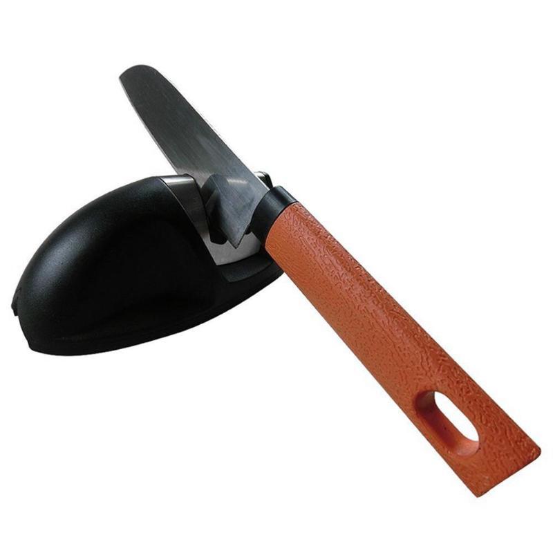 HJ Multi-use Non Slip Knife Sharpener Tungsten Steel Ceramic Grinding Tool - ebowsos
