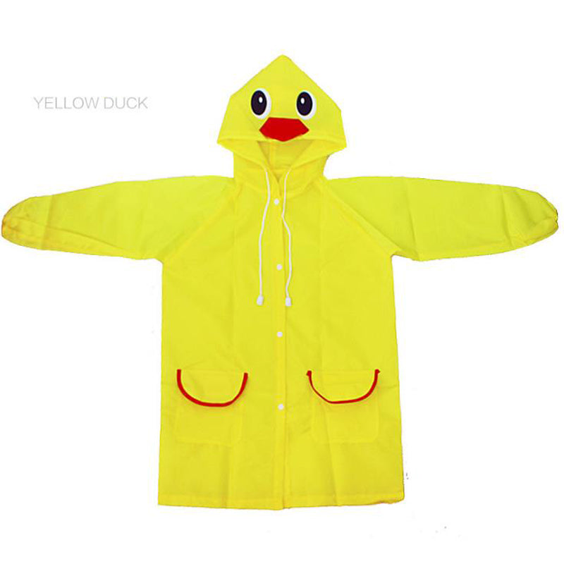 New Cartoon Animal Style Waterproof Kids Raincoat For Children Rain Coat Rainwear Rainsuit Student Poncho Drop Shipping - ebowsos