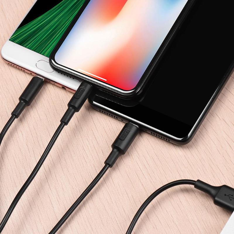 1m 3 in 1 USB Charger Charging Cable for iPhone Android Phones USB Type c Type-c Mobile Phone Cables For iPhone X 8 7 6 Hot - ebowsos