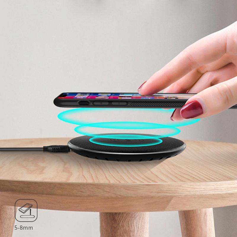 5W Wireless Charger Non-slip Wireless Charging Pad for iPhone X 8 Samsung S7 S8  High Quality Mobile Phone Accessories New - ebowsos