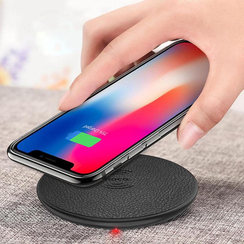 5W Wireless Charger Non-slip Wireless Charging Pad for iPhone X 8 Samsung S7 S8  High Quality Mobile Phone Accessories New - ebowsos