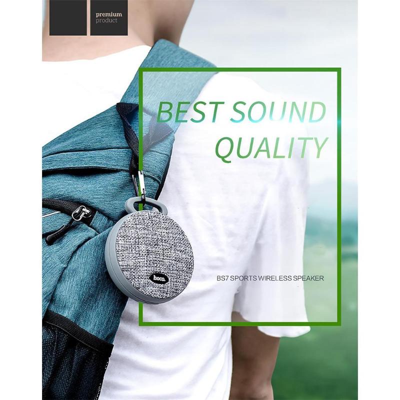 BS7 Cloth Bag Design Wireless Bluetooth Speaker Loudspeaker Sound Box HIFI AUX Audio Music Player Support TF Card Promtoion - ebowsos