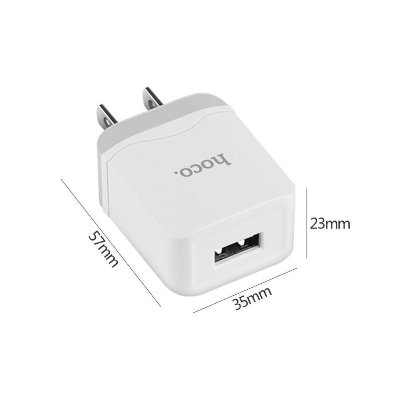 C22 5V 2.4A Universal USB Charger Intelligent Wall Charger Portable Travel Charging Adapter US Plug High Quality Charger - ebowsos