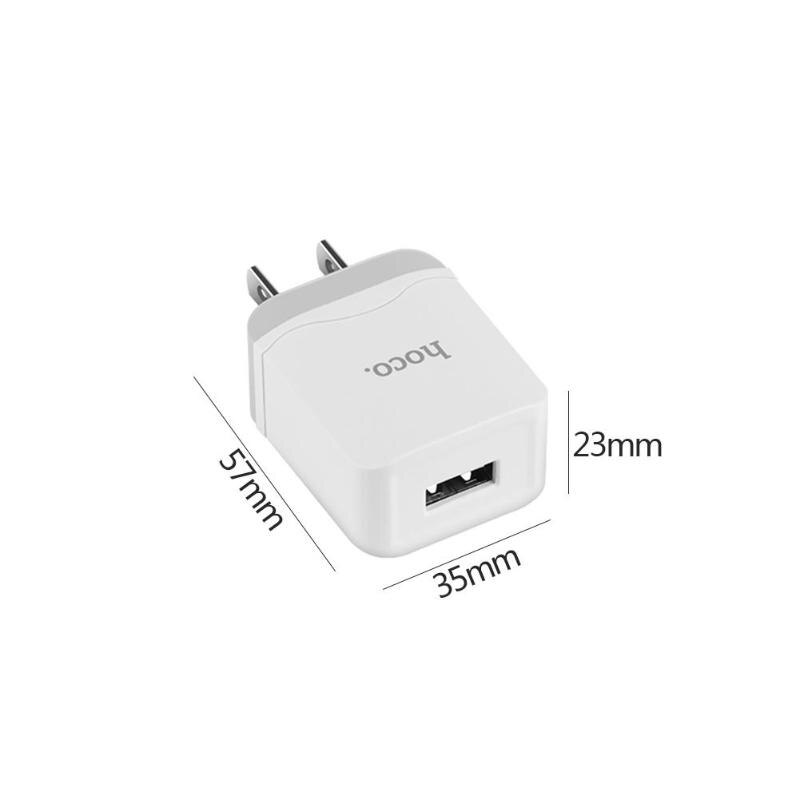 C22 Universal USB Charger Adapter 2.4A Smart Fast Charging Wall Travel Adapter US Plug Charger Adapter Charging USB Power - ebowsos