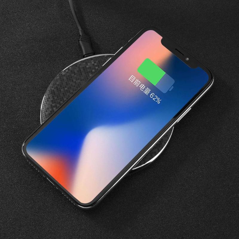 CW Qi Wireless Charger Desktop Wireless Fast Charging Pad for iPhone X XS Max XR Samsung Galaxy S9 S8 S7 High Quality - ebowsos