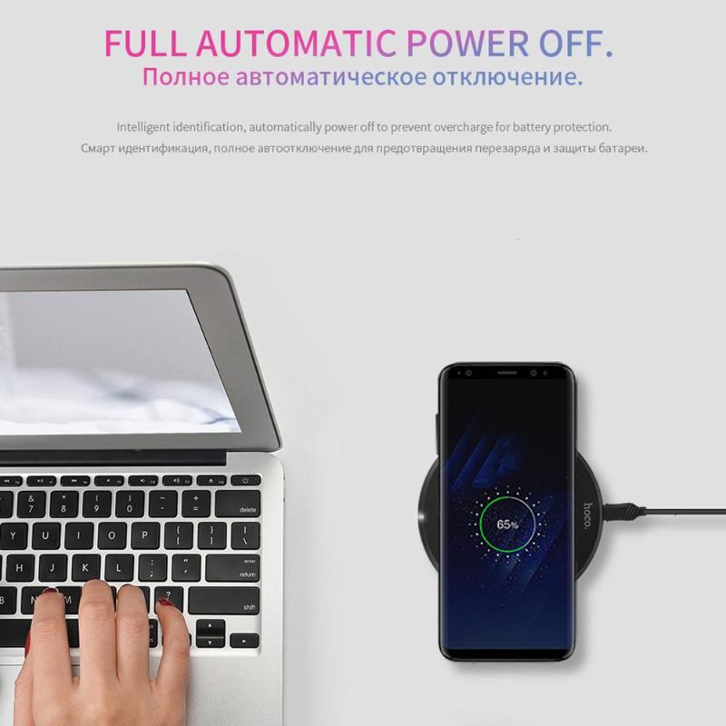 CW9 Round Shape Dual Deck Wireless Charger 5V 1A Fast Charging Pad Stand Mat Wirless Charger for Phone High Quality - ebowsos