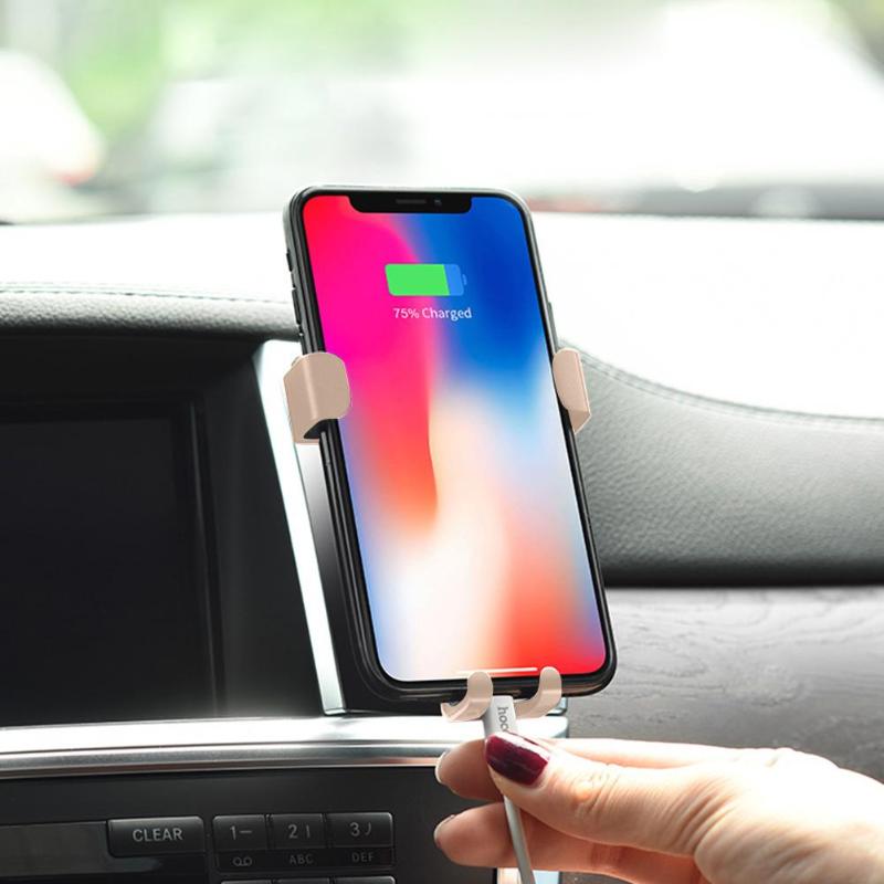Car Phone Holder 360 Rotating Gravity Air Vent Mount Stand Bracket for iPhone Samsung Magnet Mount Holder Stand Promotion - ebowsos