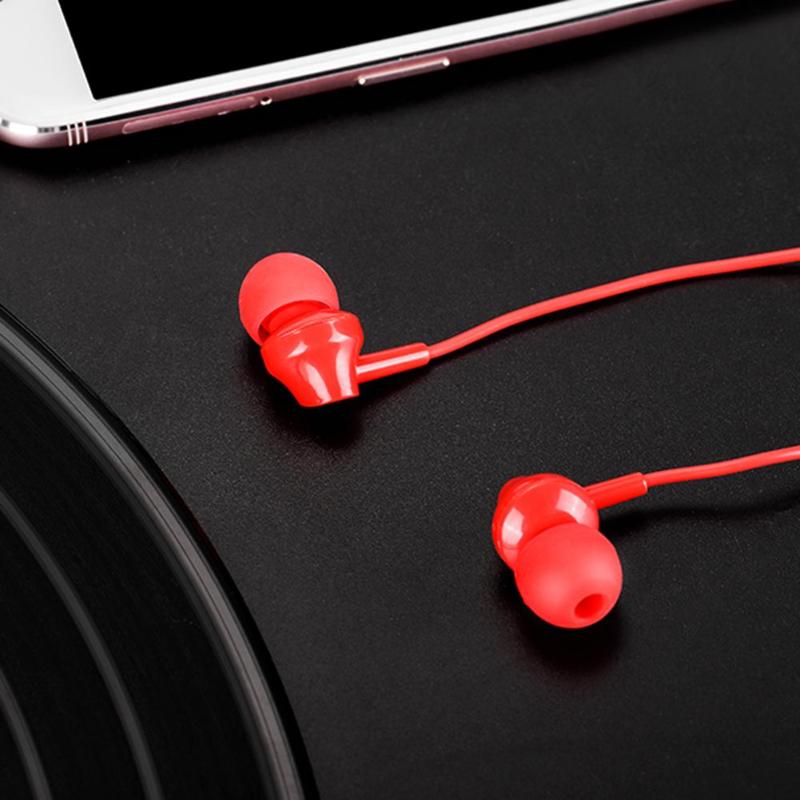 M14 Unviersal 3.5mm Plug Wired In-ear Earphones Bass Stereo Headset with Mic Earphone Headset for phones and Music Hot Sale - ebowsos
