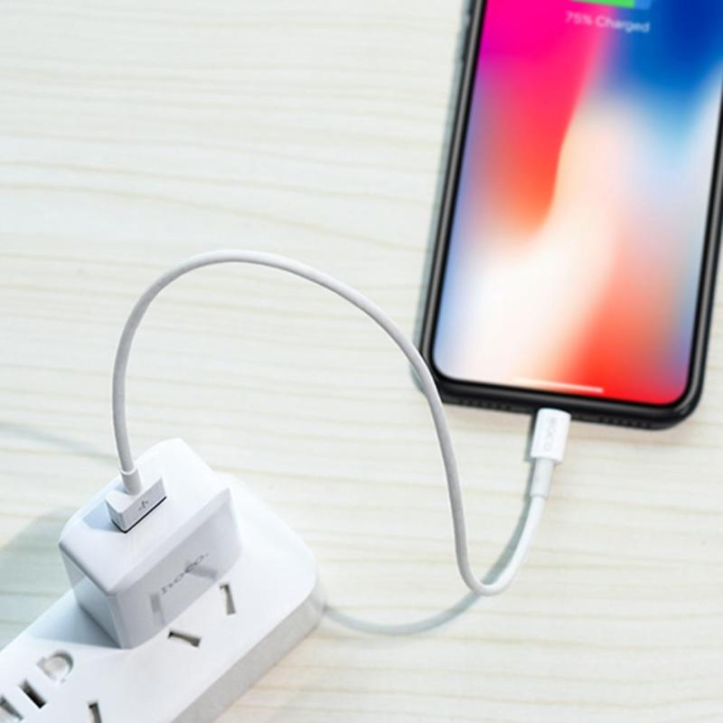 Portable Single USB Fast Charging Travel Wall Charger US Plug Adapter USB Cable Adaptive Charging Original High Quality - ebowsos