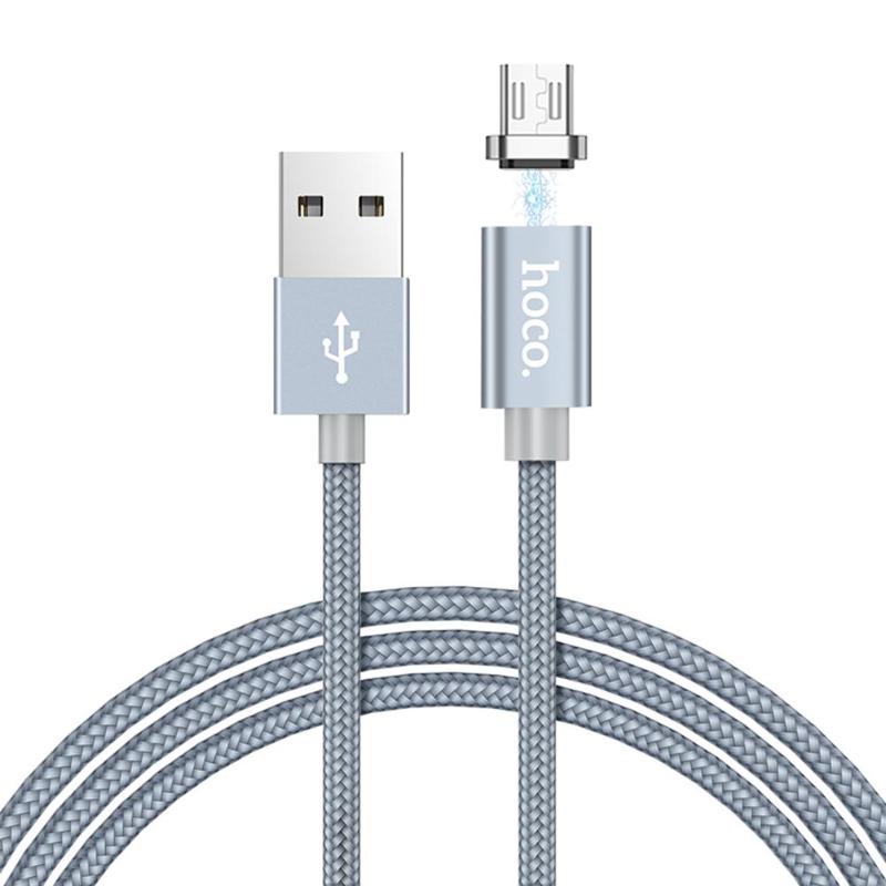 U40A 1m Braided Nylon Magnetic USB Fast Charging Data Sync Charger Cable for Android Phones Fast Charging Data Cable Wire - ebowsos
