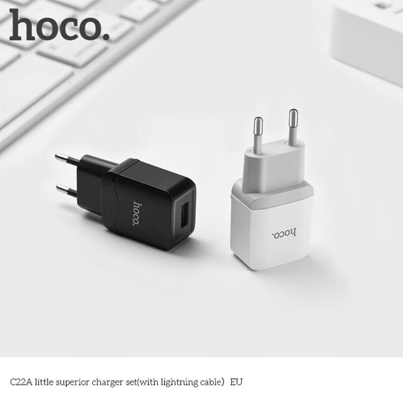 Universal USB Charger Adapter 2.4A Fast Charging Wall Travel Adapter with Data Cable for Apple EU Plug Charging Cable New - ebowsos