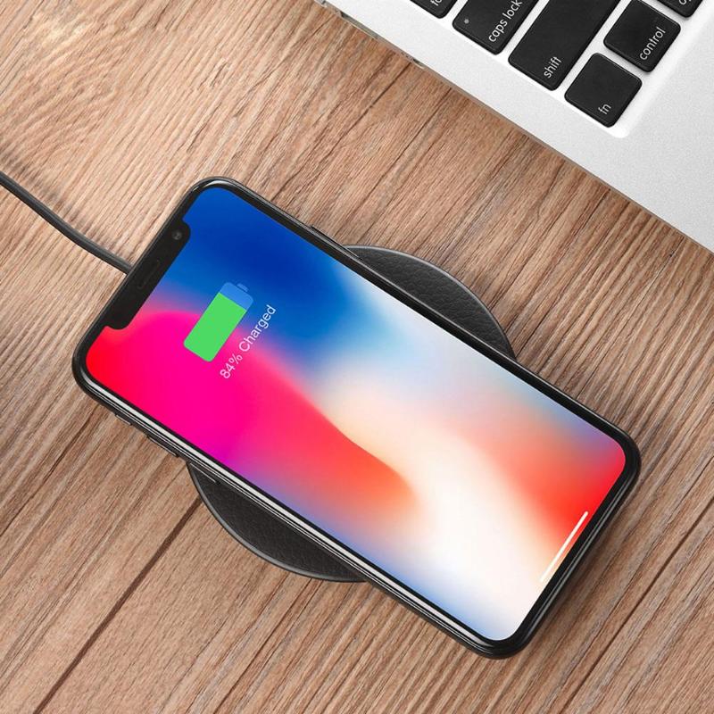 original Qi Wireless Charger Desktop Wireless Charging Pad For iPhone X 8 8 Plus for Samsung Galaxy S7 / S8 New Arrival - ebowsos