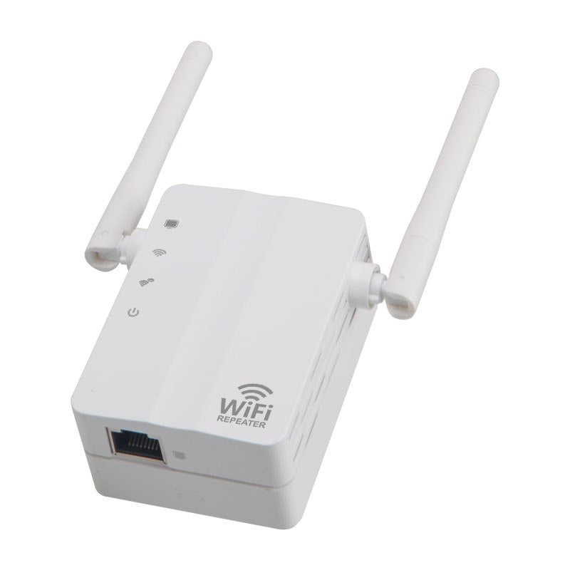 High Flexibility 300Mbps Wireless-N Range Extender WiFi Repeater Signal Booster Network Wireless Router White - ebowsos