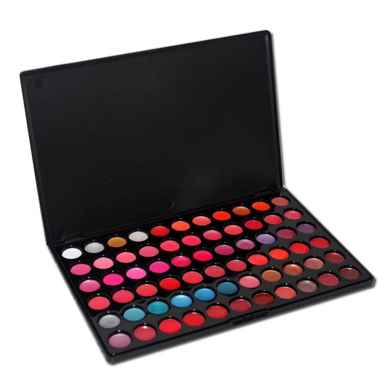 New 66 Color Professional Makeup Cosmetic Gorgeous Lipsticks Lip Gloss Palette - ebowsos
