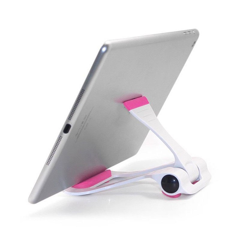 Universal Tablet PC Holder Foldable Adjustable Angle Desk Phone Holder Stand Flexible for Samsung iPad Tablet PC 13*10*2.5cm - ebowsos