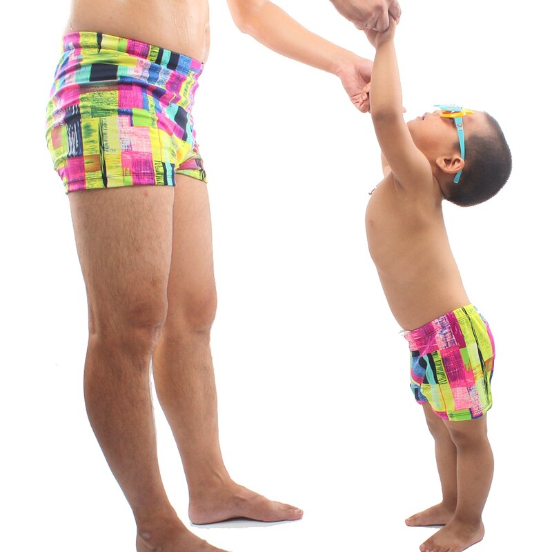 Hot Sales Daddy and Son Swimsuit Family Clothing Set Swim Trunk Parent Child Swimwear Bathing Suits Dropshipping - ebowsos