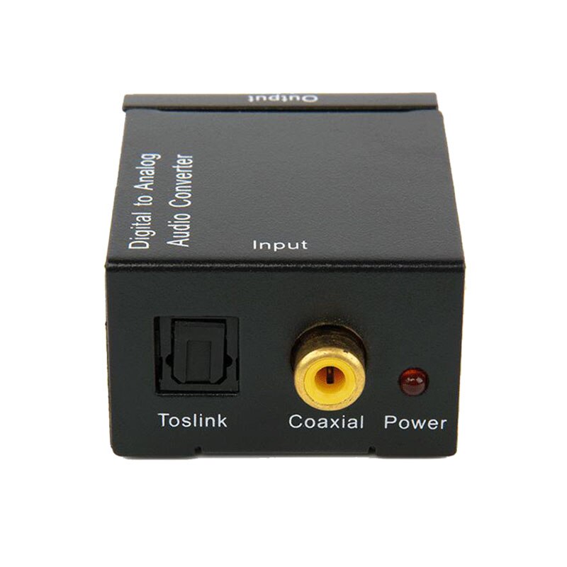 Digital To Analog Audio Converter Digital Optical Coaxial RCA Toslink Signal to Analog Audio Converter Adapter For DVD TV Theate - ebowsos