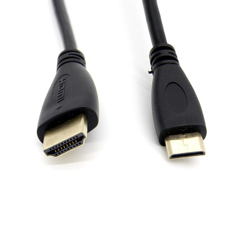High Speed Mini HDMI to HDMI Spring elastic Curl Cable V1.4 3D for Sony Canon Camcorders strong Scalability - ebowsos