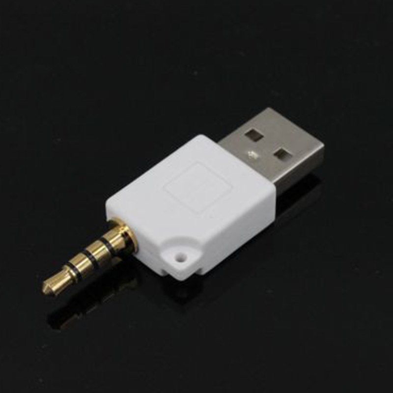 3.5mm Male AUX Audio Stereo Plug Jack to USB 2.0 Male Converter Adapter Plug for Apple for iPod - ebowsos