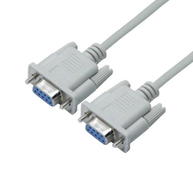 DB9F to DB9F 9 Pin Female to Female DB9 Connector Serial Null Modem Cable RS232 to RS-232 Extension Cable 9Pin Adapter Cable - ebowsos