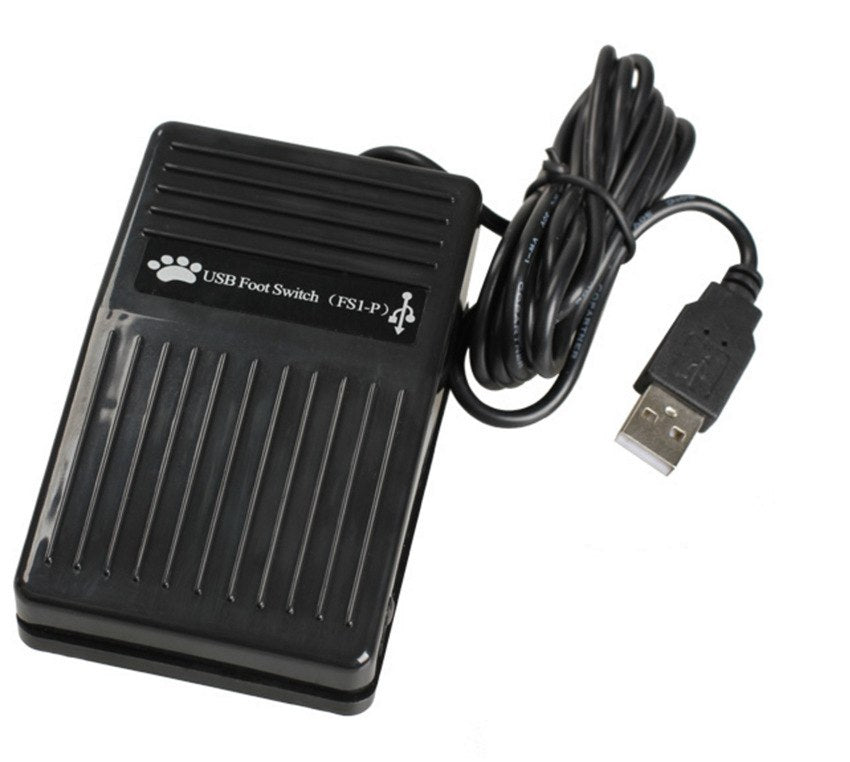 USB Foot Switch Keyboard Pedal Switch for HID PC Computer USB Action Control Pre-program Key Functions - ebowsos