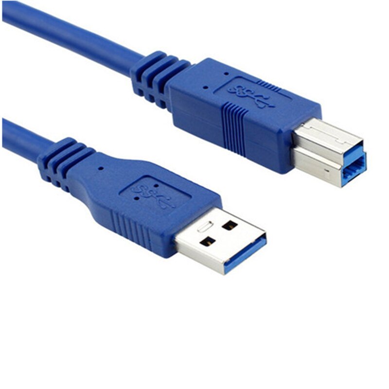 USB 3.0 A Male AM to USB 3.0 B Type Male BM Extension Printer Wire Cable USB3.0 Data Cable for Printer Supper Speed - ebowsos