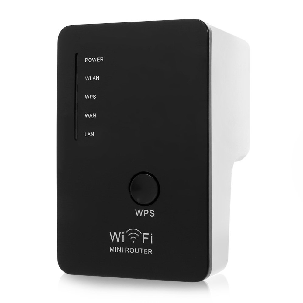 New WiFi Repeater Amplifier 300Mbps Mini Wireless N Router Wifi Repeater Long Range Extender Booster UK EU US Plug - ebowsos