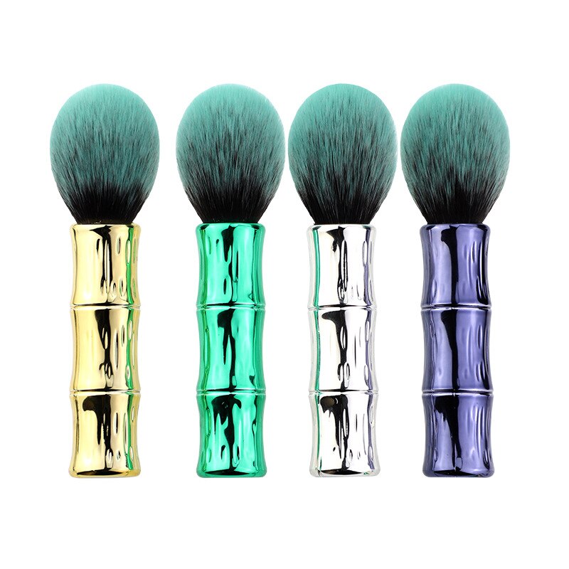 Professional Makeup Brushes Bamboo Festival Handle Cosmetics Blush Foundation Brush Tools For Face Powder Eye Shadow Eyeliner - ebowsos