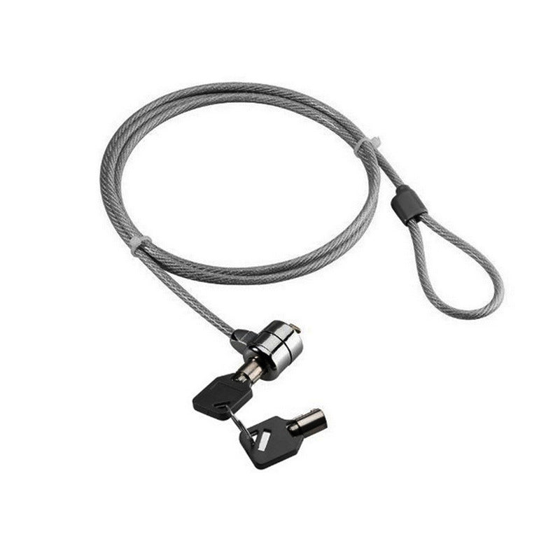 Anti-Theft Office Notebook Laptop PC Computer Desk Key Security Lock Chain Cable - ebowsos