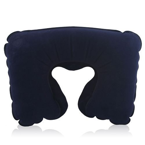 3 in1 Travel Set Inflatable Neck Air Cushion Pillow + eye mask + 2 Ear Plug Comfortable business trip - ebowsos