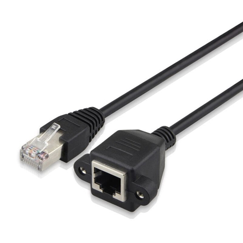 Cat6 Ethernet Extension Cable RJ45 Cat 6 Male to Female Rj45 Ethernet Lan Network Cable Adapter for PC Laptop - ebowsos