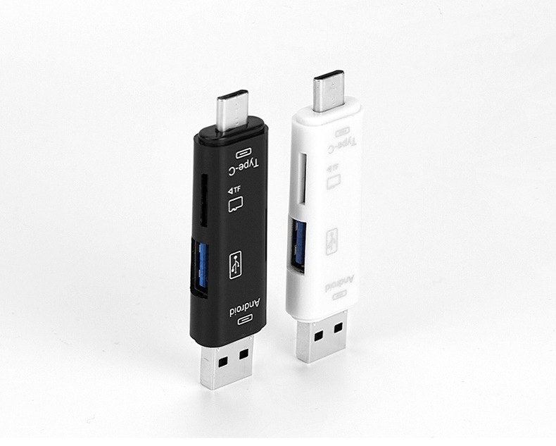 Micro USB Type C USB TF Card Reader OTG Hub Adapter For Samsung Xiaomi MacBook - ebowsos