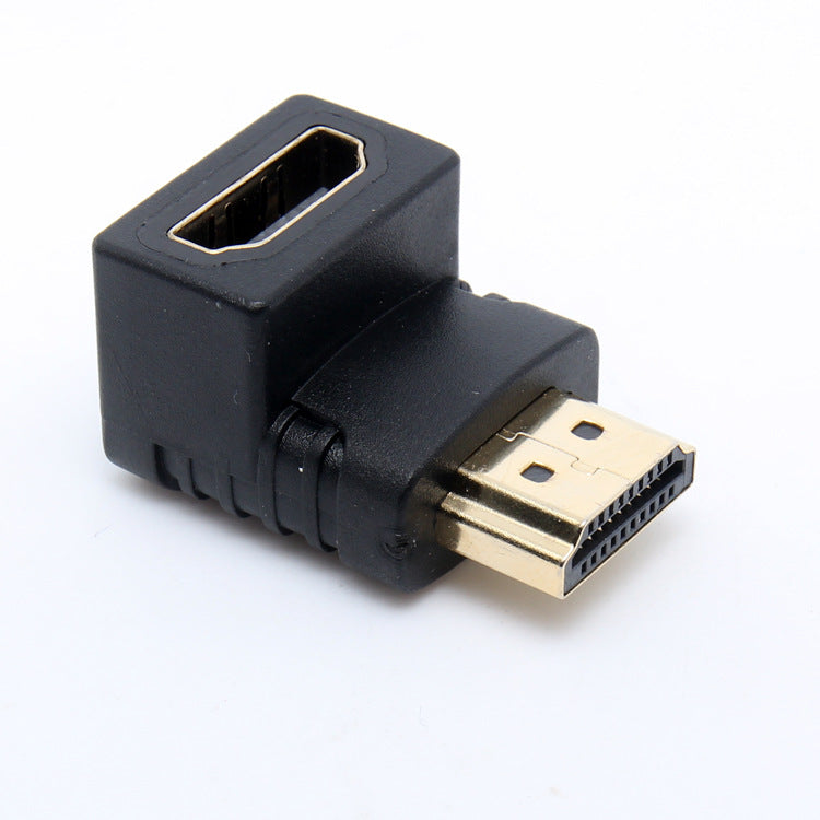 HDMI Cable Adapter 90 Degree Angle HDMI Male to HDMI Female for 1080P HDTV Cable Adaptor Converter Extender - ebowsos