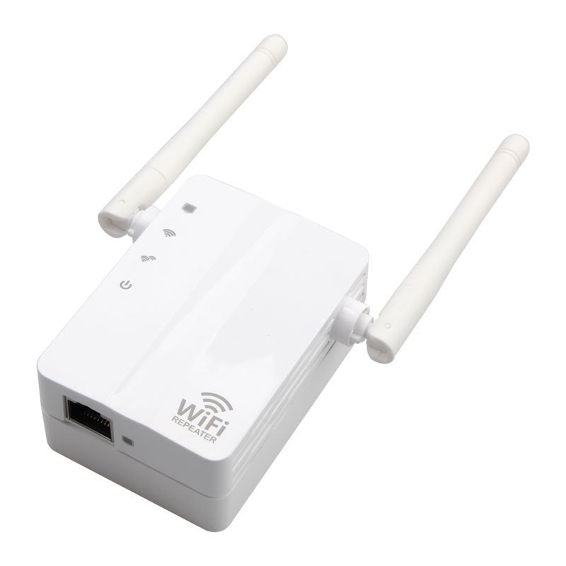 High Flexibility 300Mbps Wireless-N Range Extender WiFi Repeater Signal Booster Network Wireless Router White - ebowsos