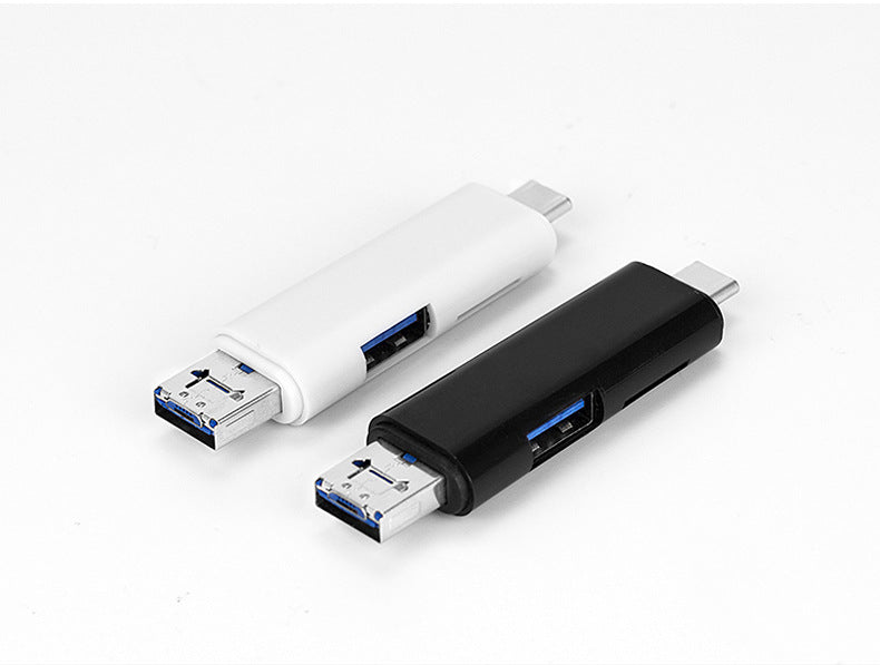 Micro USB Type C USB TF Card Reader OTG Hub Adapter For Samsung Xiaomi MacBook - ebowsos