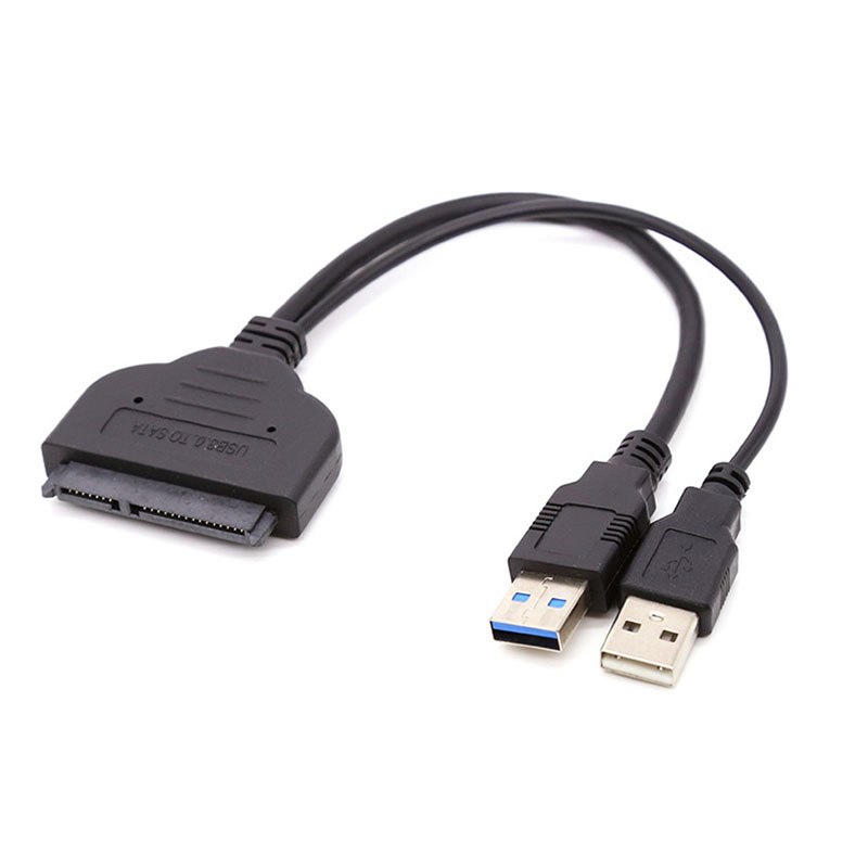 SATA Cable 7+15pin 5Gbps SATA to USB 3.0 Drive Converter Adapter Cable for 2.5 inch HDD SSD - ebowsos