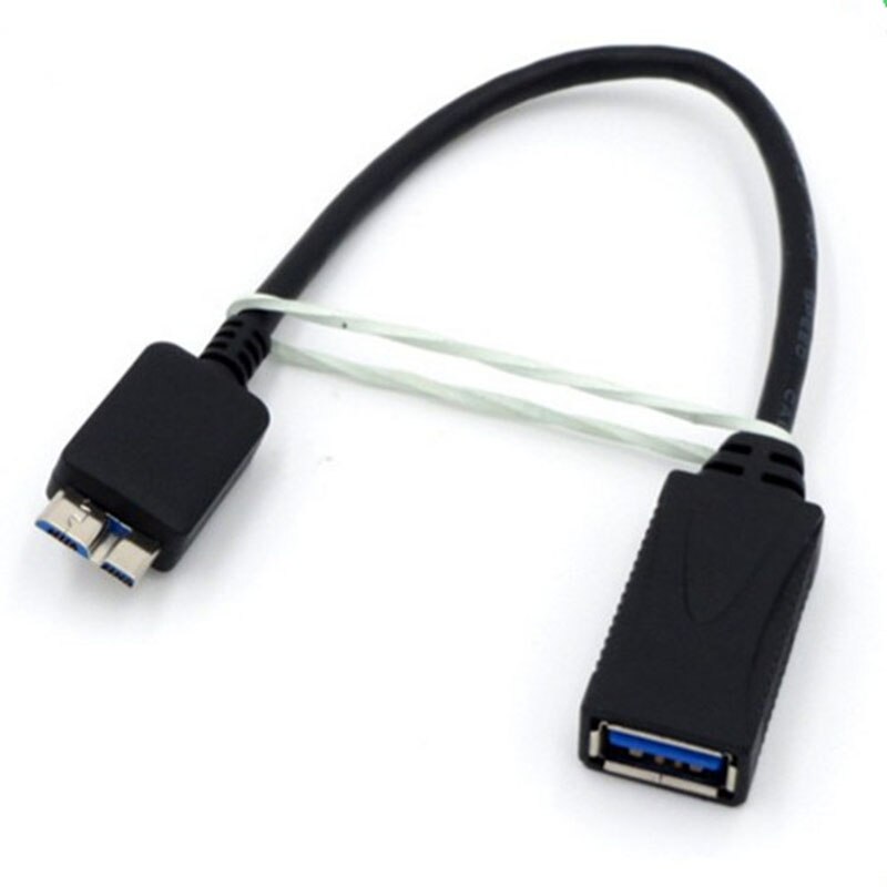 Micro B USB 3.0 Cable USB 3.0 A Female to Micro B Male OTG Data Cable for Samsung Note 3 S5 USB 3.0 Harddisk Device - ebowsos
