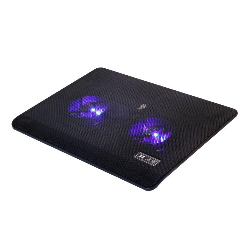 2 Fan USB Laptop Cooler Cooling Pad Base LED Notebook Cooler Computer USB Fan Stand For Laptop PC 14 inches or less - ebowsos