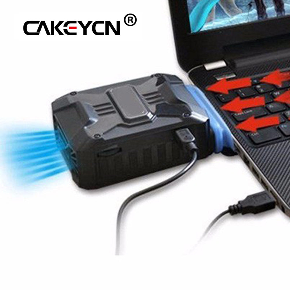 USB Mini Vacuum Laptop Cooler Air Extracting Exhaust CPU Cooler Cooling Fan for Notebook Computer - ebowsos