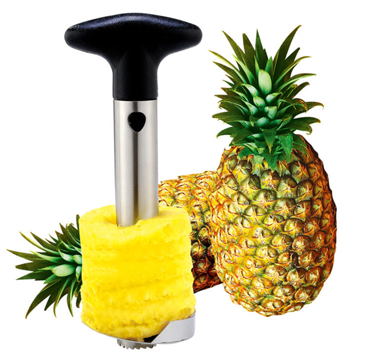 Knife Kitchen Tool Stainless Fruit Pineapple Corer Slicer Peeler Cutter Parer Best Selling Pineapple Slicers - ebowsos