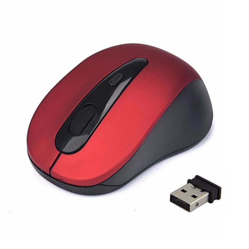 2.4GHz 1200DPI Wireless Mouse 3 Keys USB Optical Scroll Cordless Mouse for Tablet Laptop Computer Finest - ebowsos